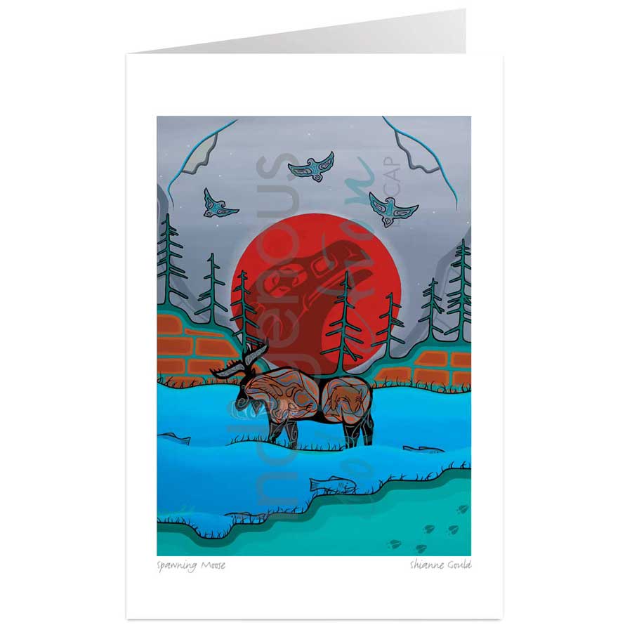 Spawning Moose by artist Shianne Gould