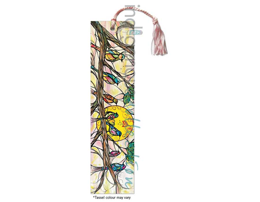 Woodland Symphony Bookmark by artist Karen Erickson