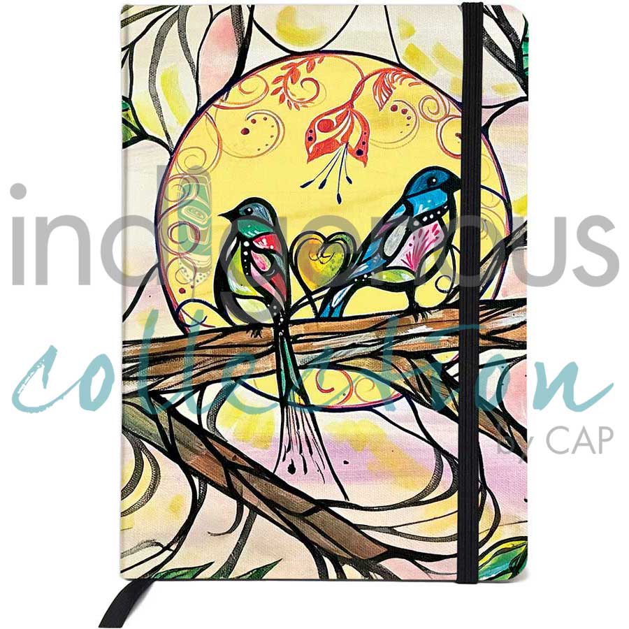 Woodland Symphony Journal by artist Karen Erickson - Métis/Cree. Indigenous Collection