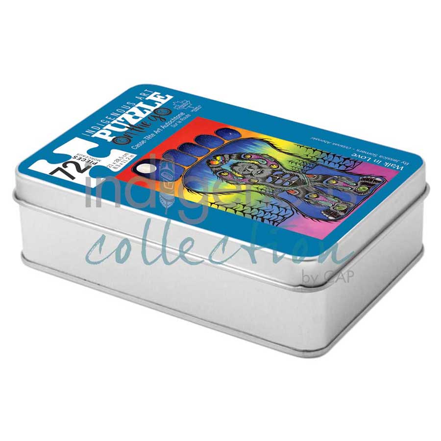 Walk in Love Puzzle - On The Go - 72 Pcs by artist Jessica Somers. Indigenous Collection.
