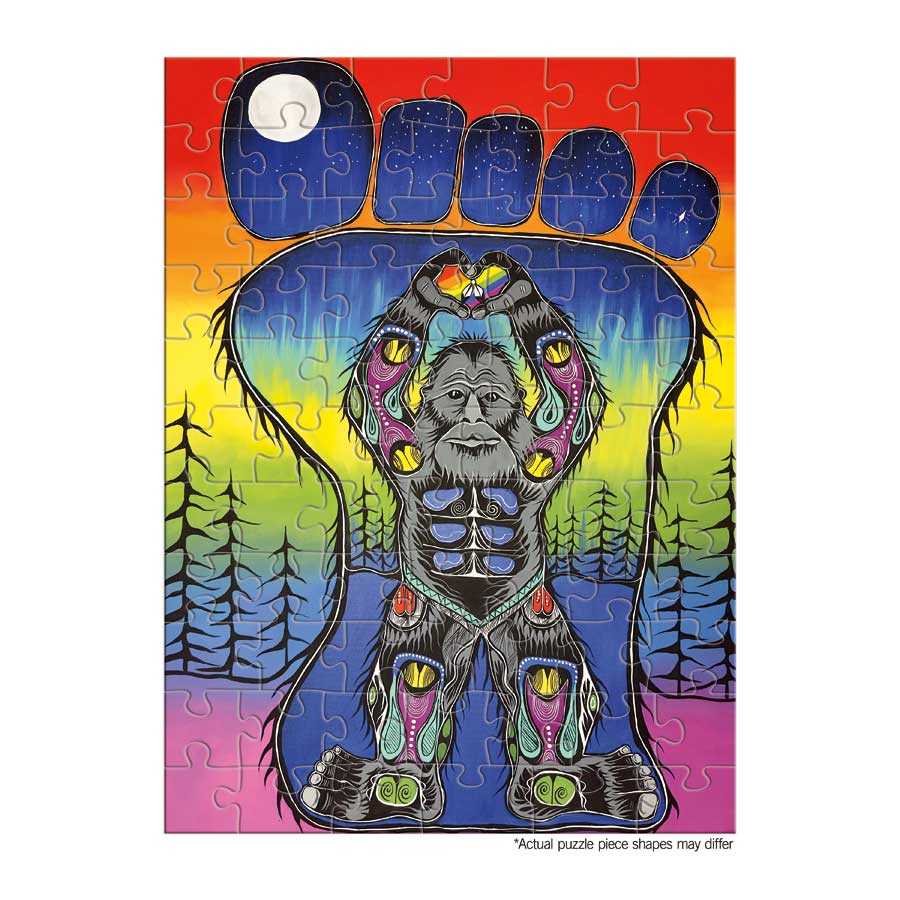 Walk in Love Puzzle - On The Go - 72 Pcs by artist Jessica Somers. Indigenous Collection.