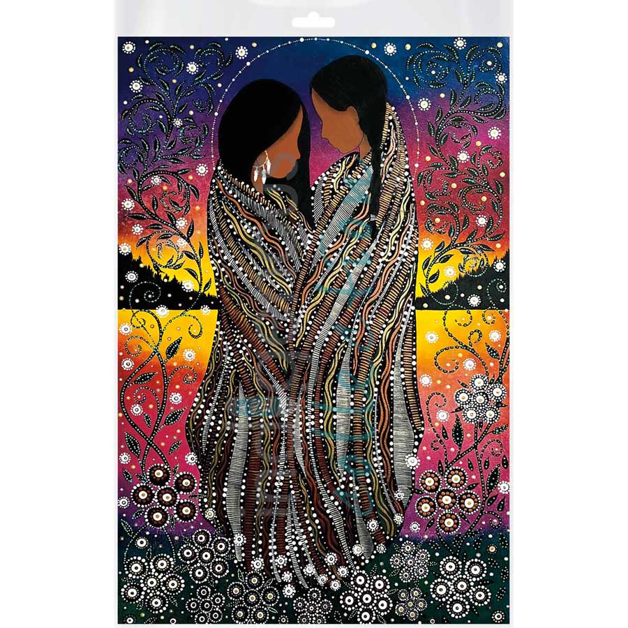 Lovers by artist Betty Albert - Cree. Indigenous Collection