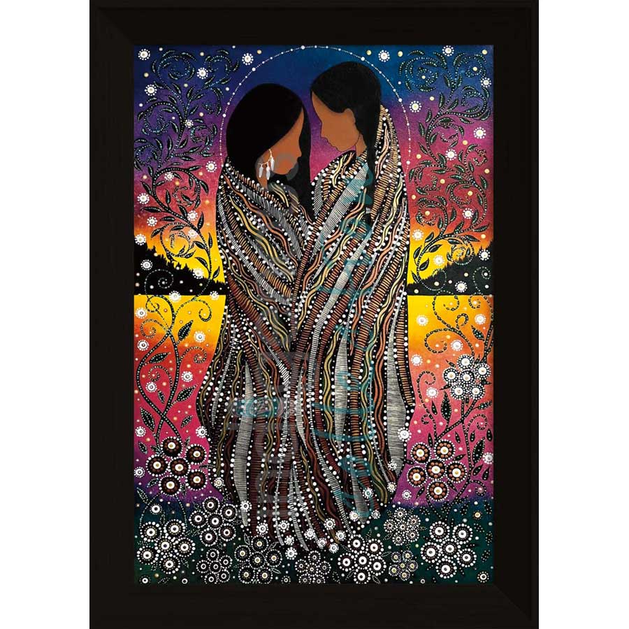 Lovers by artist Betty Albert - Cree. Indigenous Collection