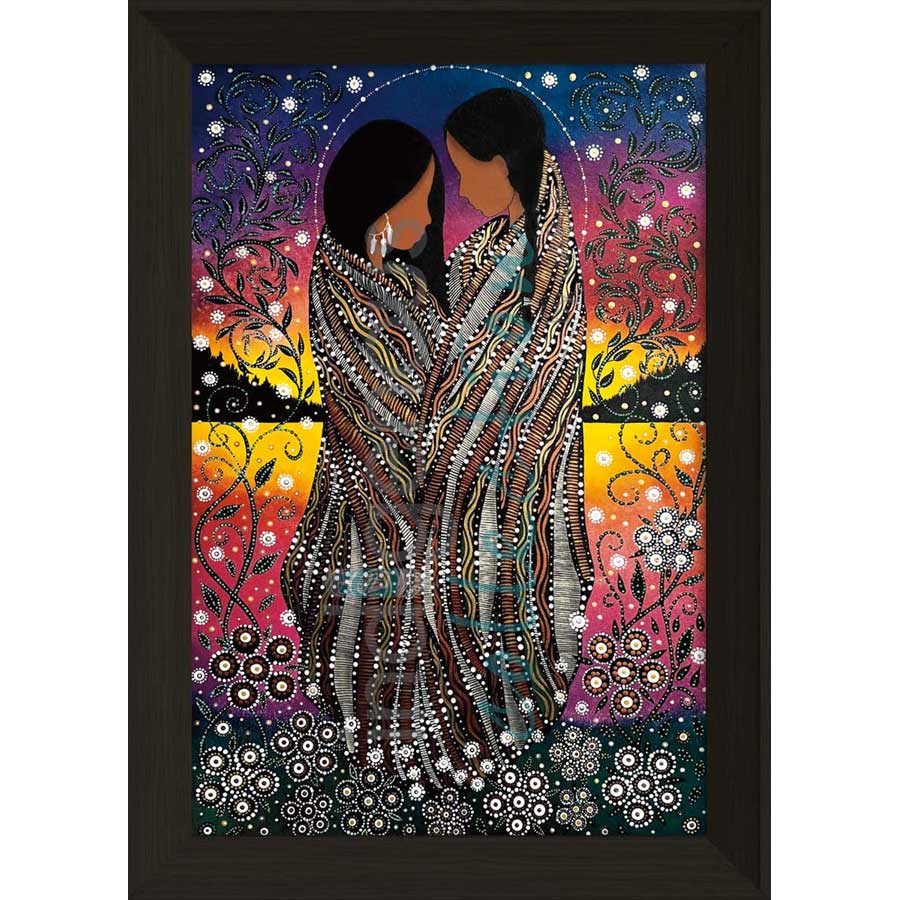 Lovers by artist Betty Albert - Cree. Indigenous Collection
