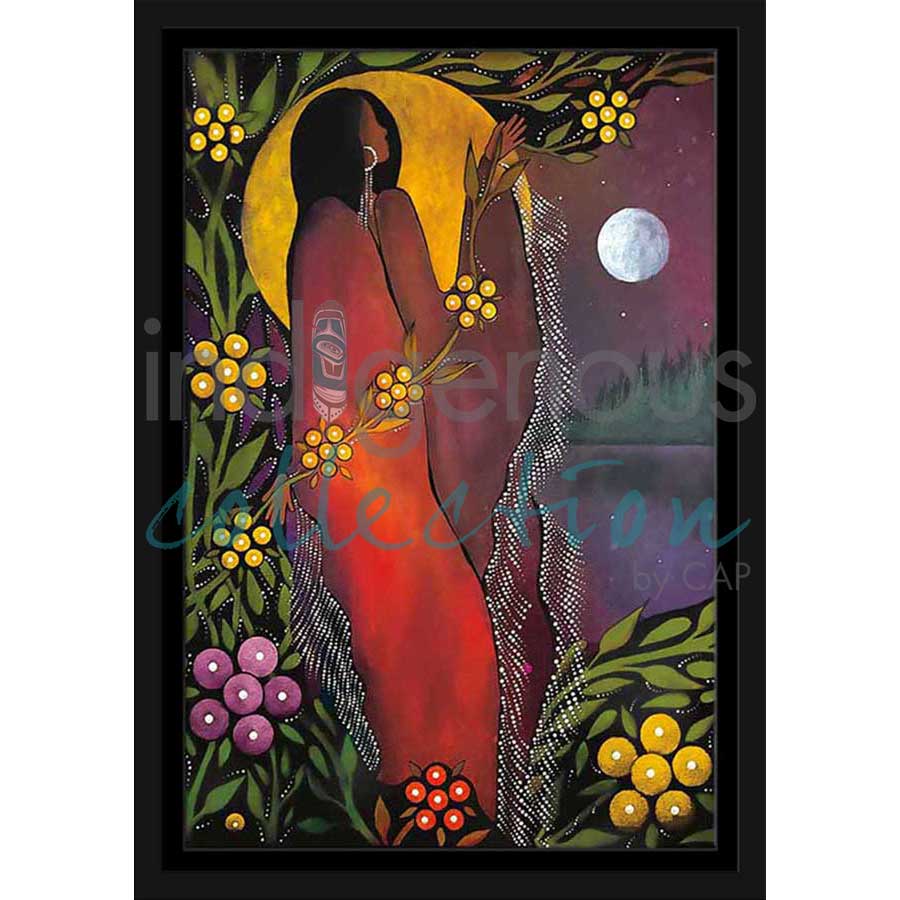 Night Shades by artist Betty Albert - Cree. Indigenous Collection