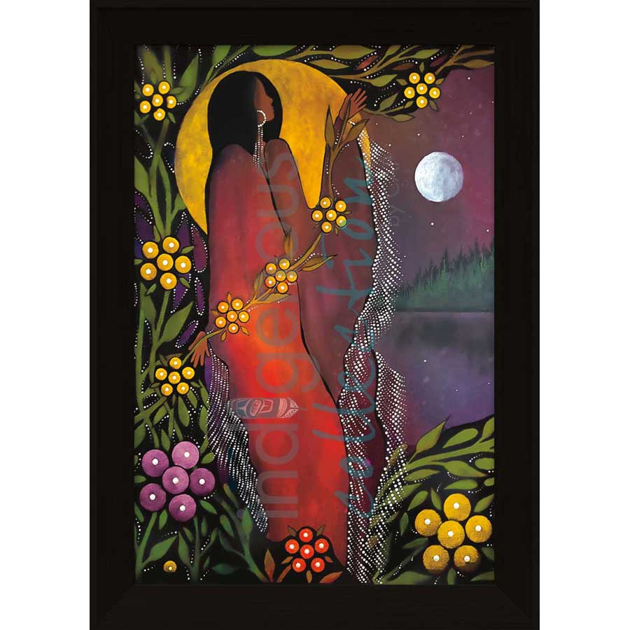 Night Shades by artist Betty Albert - Cree. Indigenous Collection