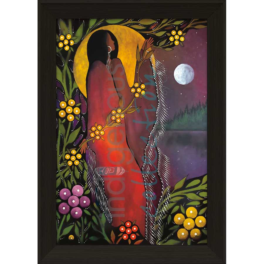 Night Shades by artist Betty Albert - Cree. Indigenous Collection