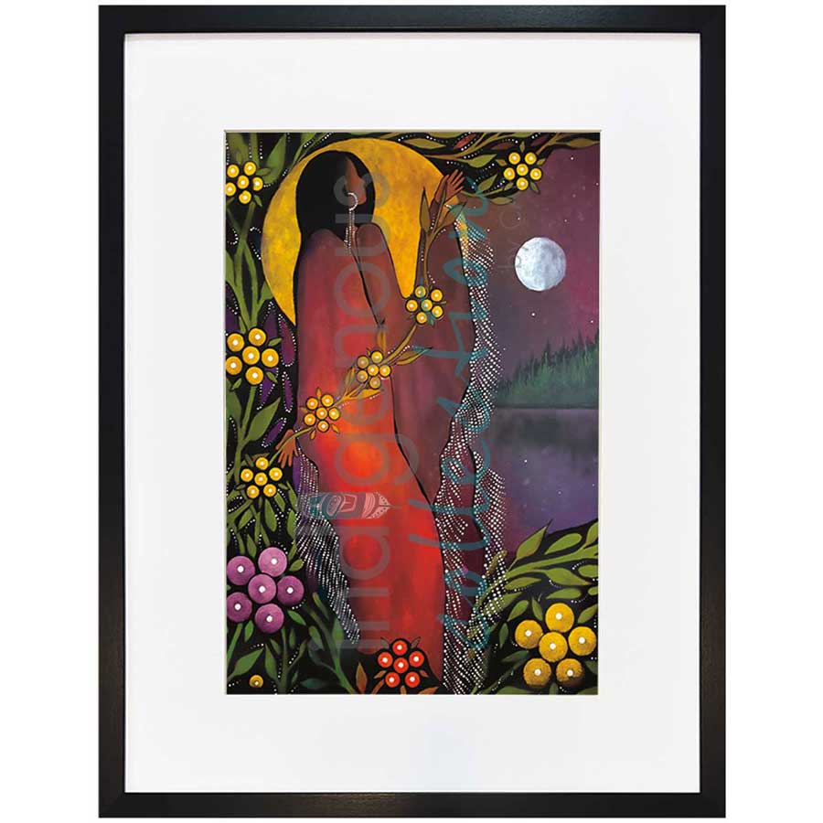 Night Shades by artist Betty Albert - Cree. Indigenous Collection