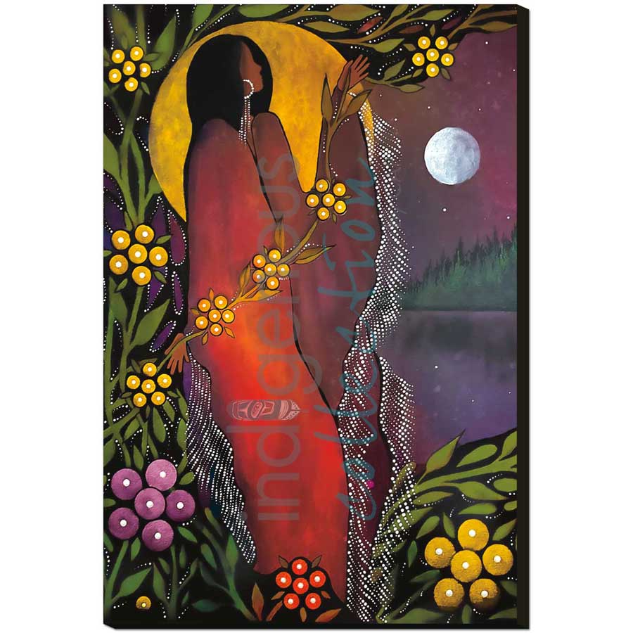 Night Shades by artist Betty Albert - Cree. Indigenous Collection
