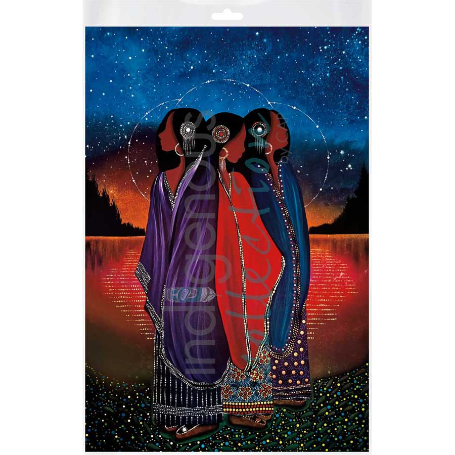 We Are Made of Stars by artist Betty Albert - Cree. Indigenous Collection