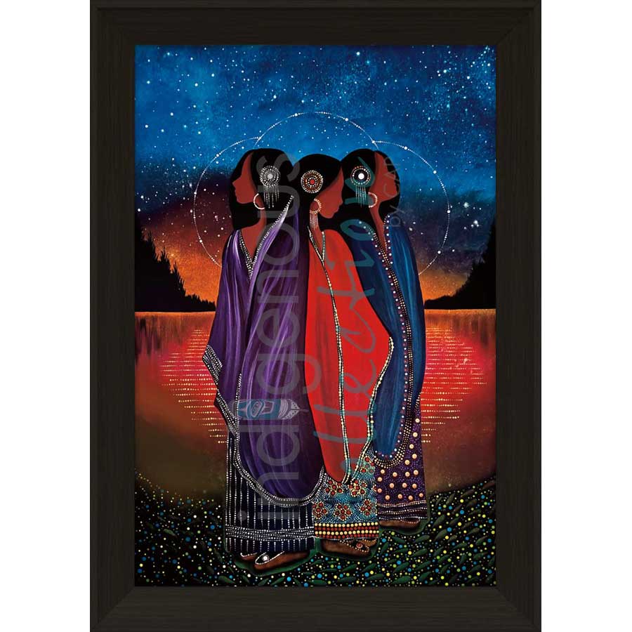 We Are Made of Stars by artist Betty Albert - Cree. Indigenous Collection