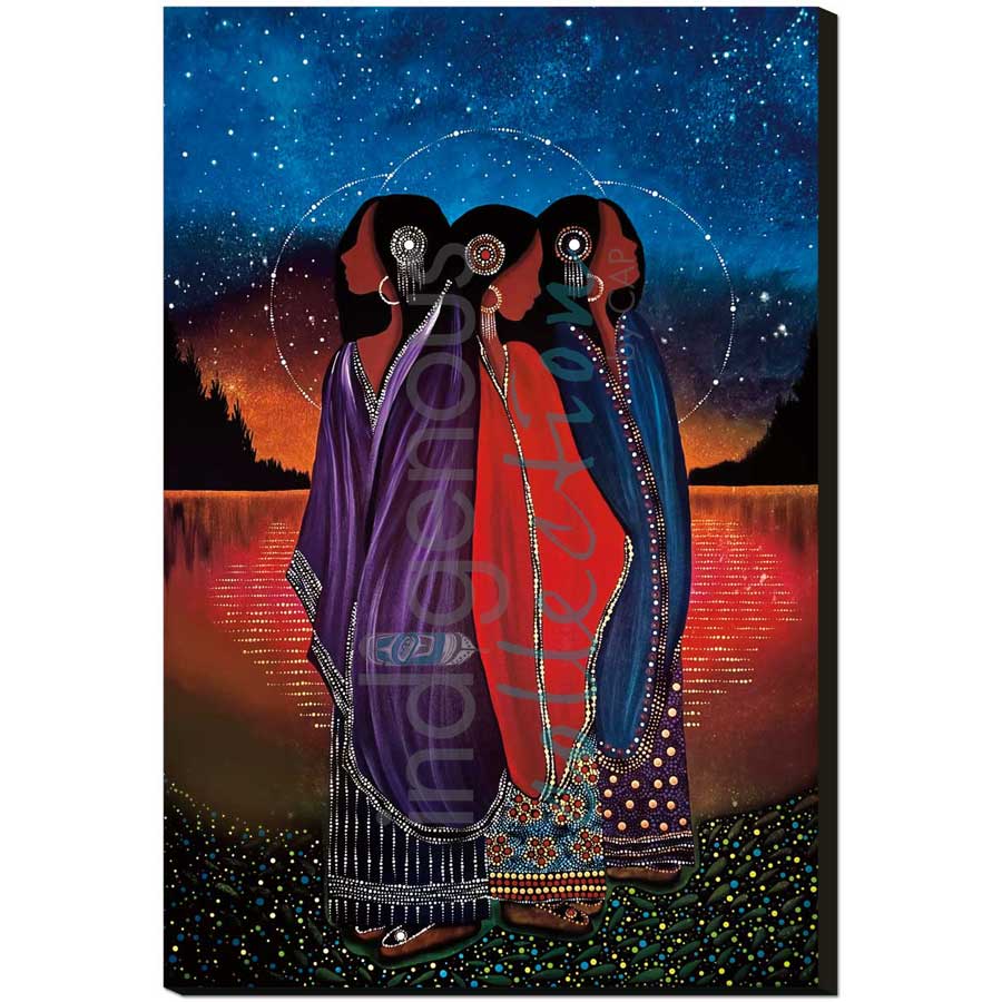 We Are Made of Stars by artist Betty Albert - Cree. Indigenous Collection