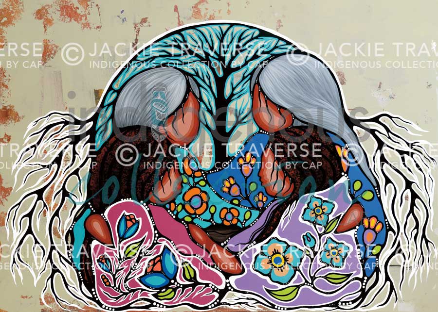 Tree of knowledge by artist Jackie Traverse