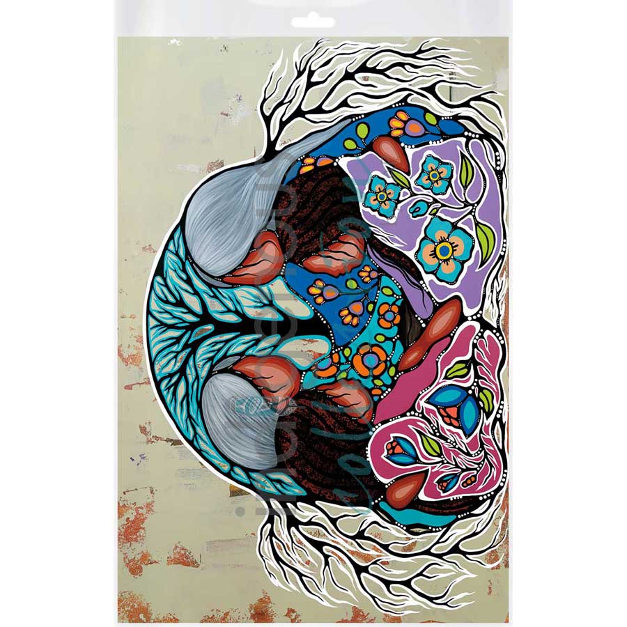 Tree of knowledge by artist Jackie Traverse - Anishinaabe. Indigenous Collection