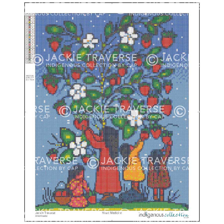 Heart Medicine Diamond Art Kit by artist Jackie Traverse