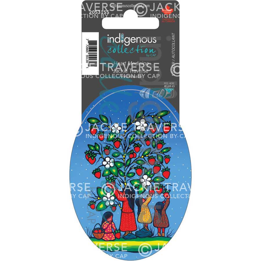 Heart Medicine Sticker by artist Jackie Traverse