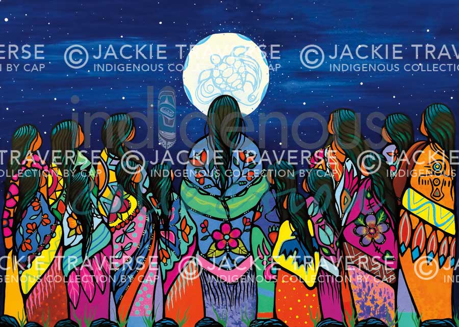 Full Moon Ceremony by artist Jackie Traverse