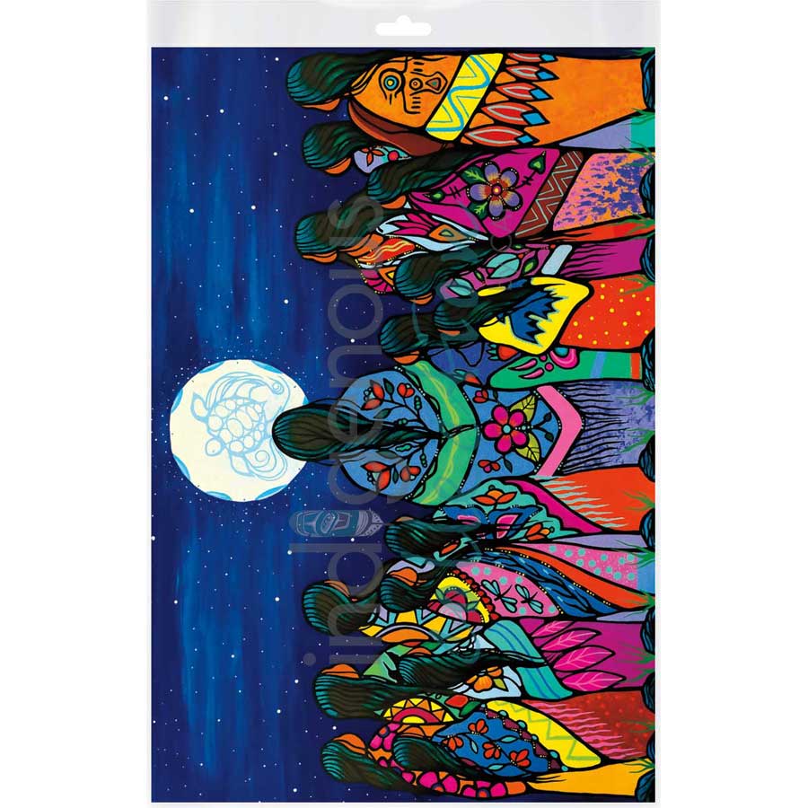 Full Moon Ceremony by artist Jackie Traverse - Anishinaabe. Indigenous Collection