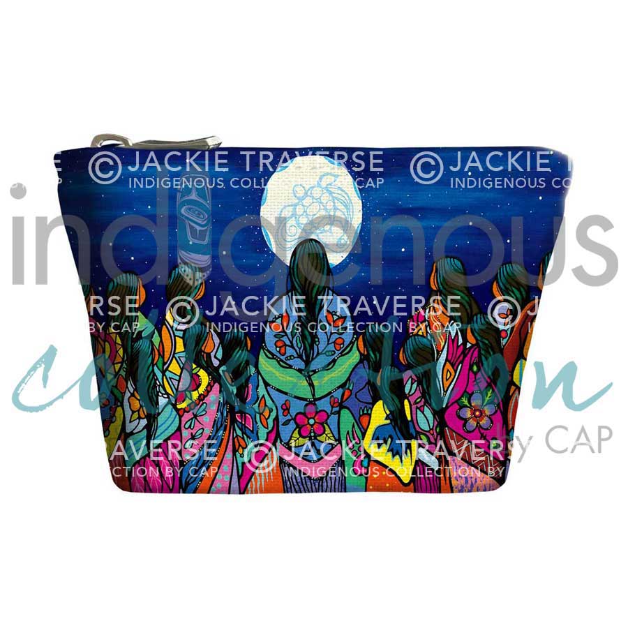 Full Moon Ceremony Coin Purse by artist Jackie Traverse