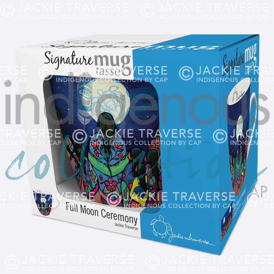 Full Moon Ceremony 18 oz. Signature Mug by artist Jackie Traverse