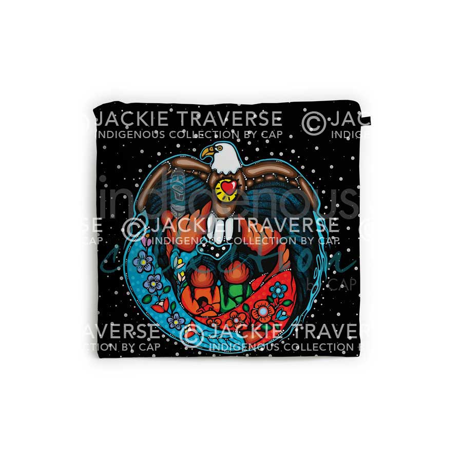 Blessed Reusable Shopping Bag by artist Jackie Traverse