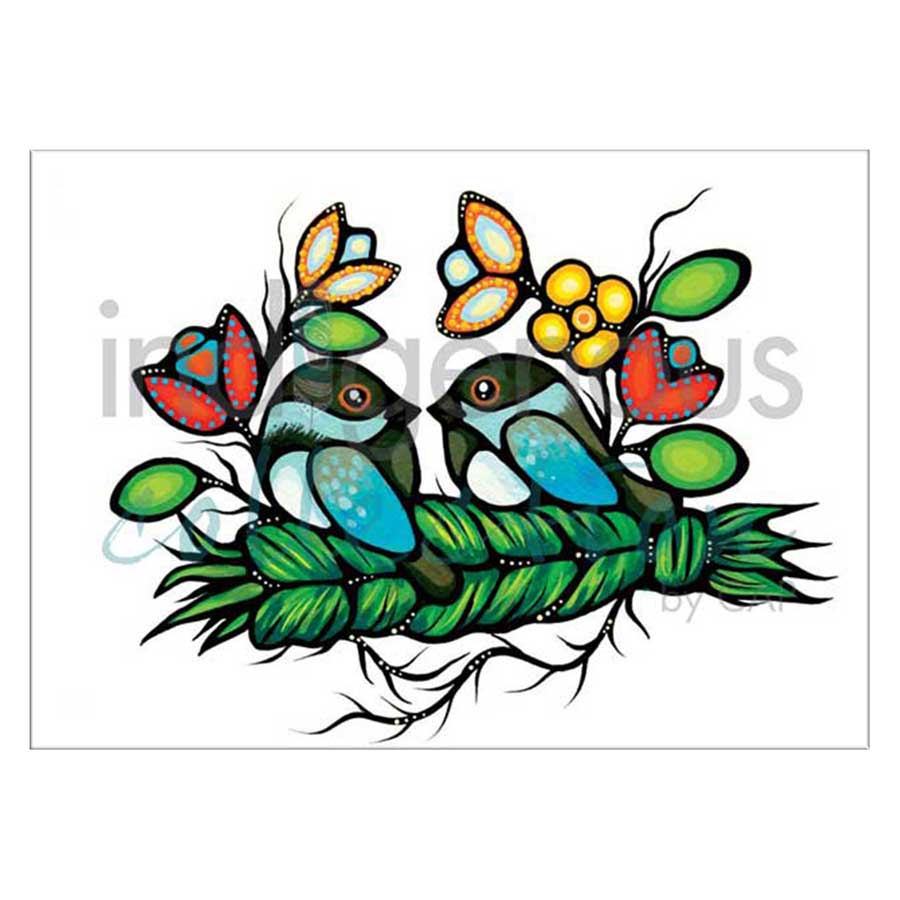 Chickadee Prayers Canvas Prints
