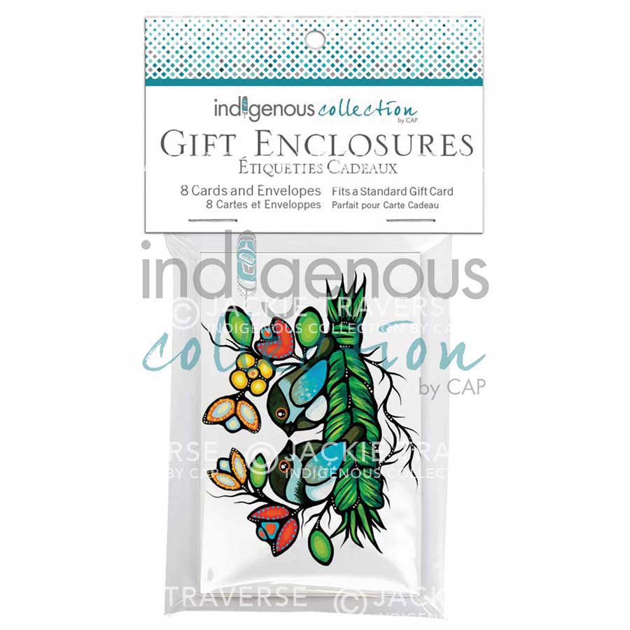 Chickadee Prayers Gift Enclosure Cards by artist Jackie Traverse