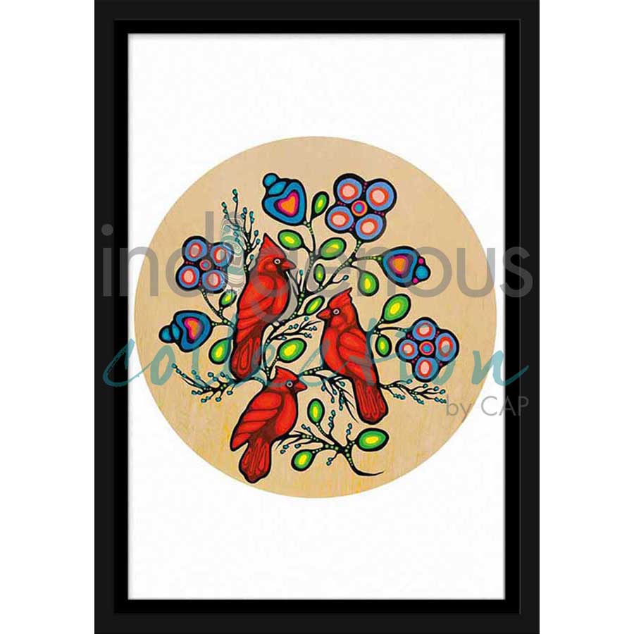 Three Brothers by artist Jackie Traverse - Anishinaabe. Indigenous Collection