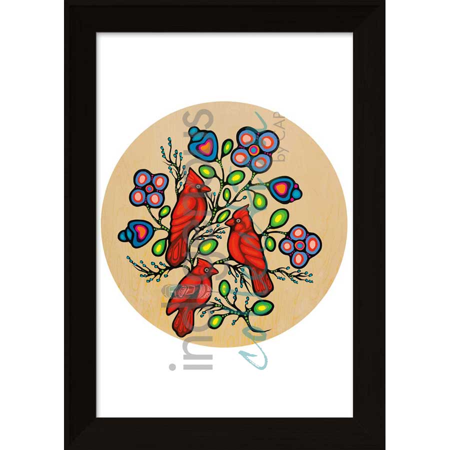Three Brothers by artist Jackie Traverse - Anishinaabe. Indigenous Collection