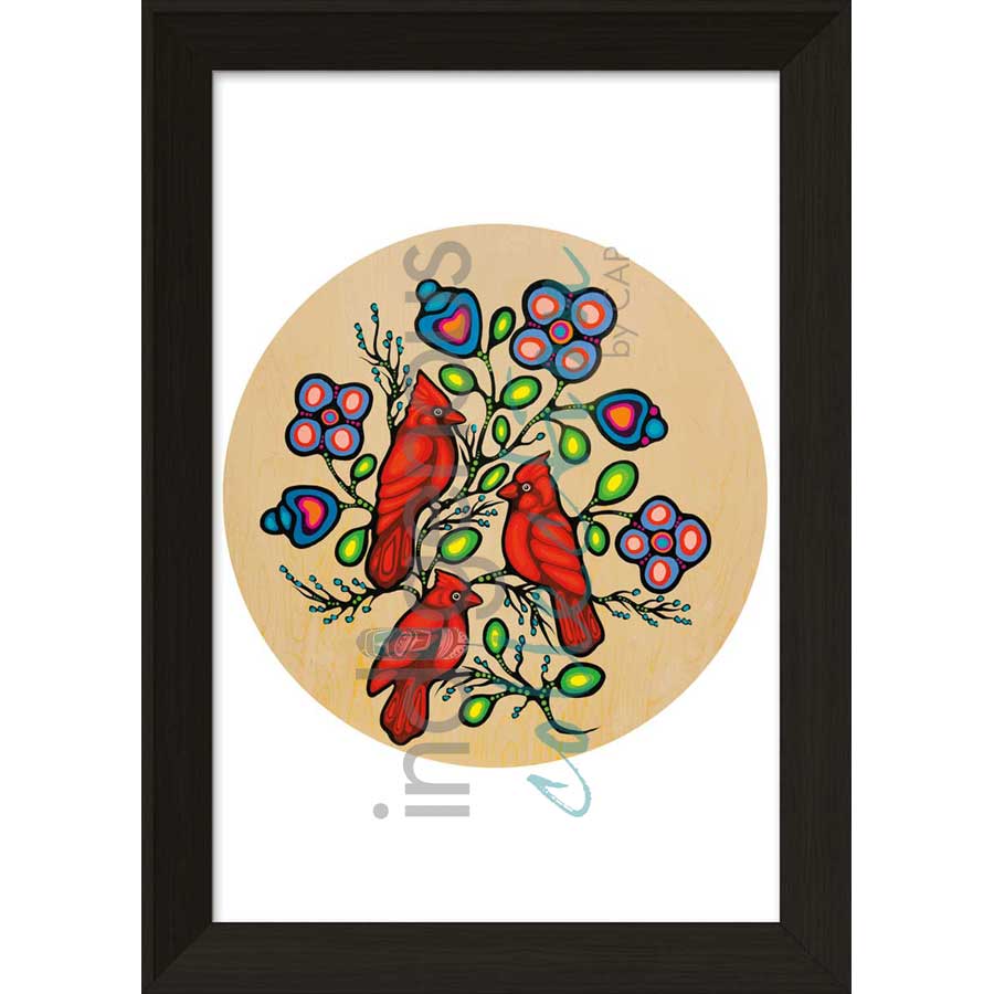 Three Brothers by artist Jackie Traverse - Anishinaabe. Indigenous Collection