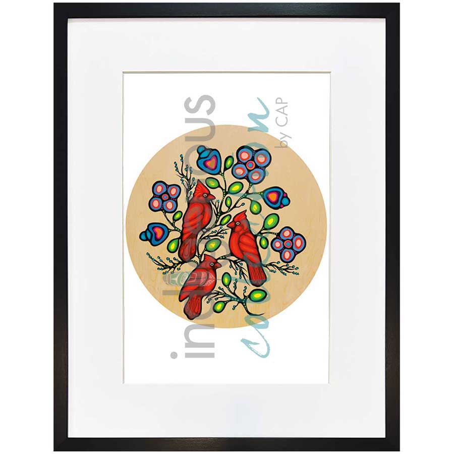 Three Brothers by artist Jackie Traverse - Anishinaabe. Indigenous Collection