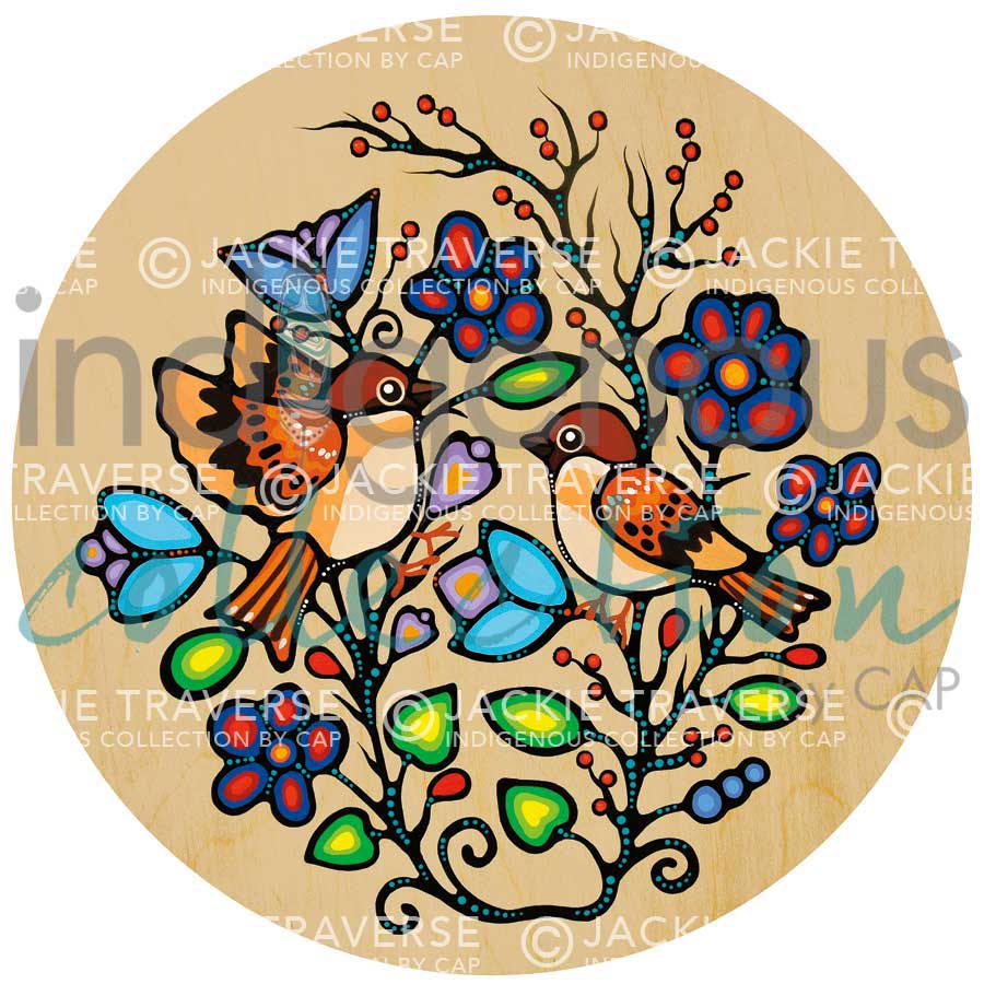 Sparrows by artist Jackie Traverse