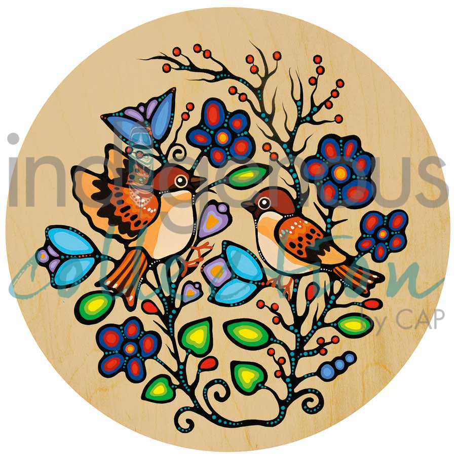 Sparrows by artist Jackie Traverse