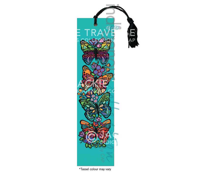 Memengwaak (Butterflies) Bookmark by artist Jackie Traverse
