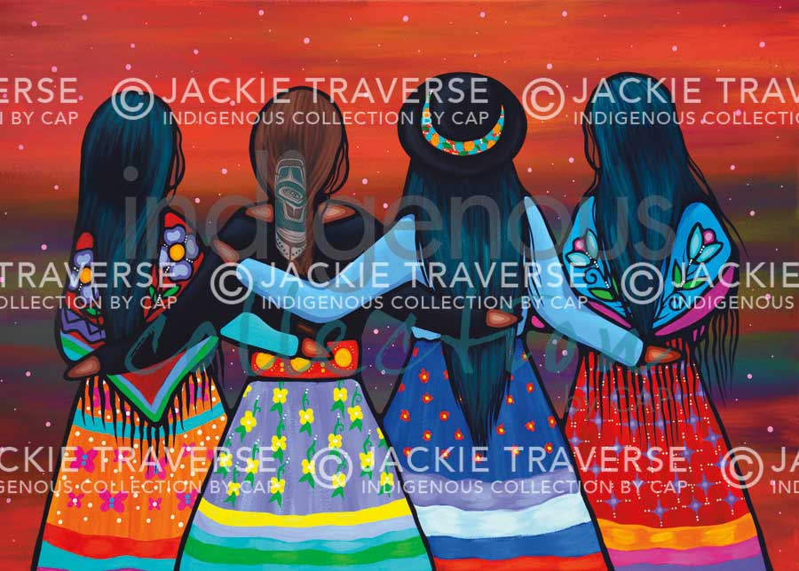 The Sisterhood by artist Jackie Traverse