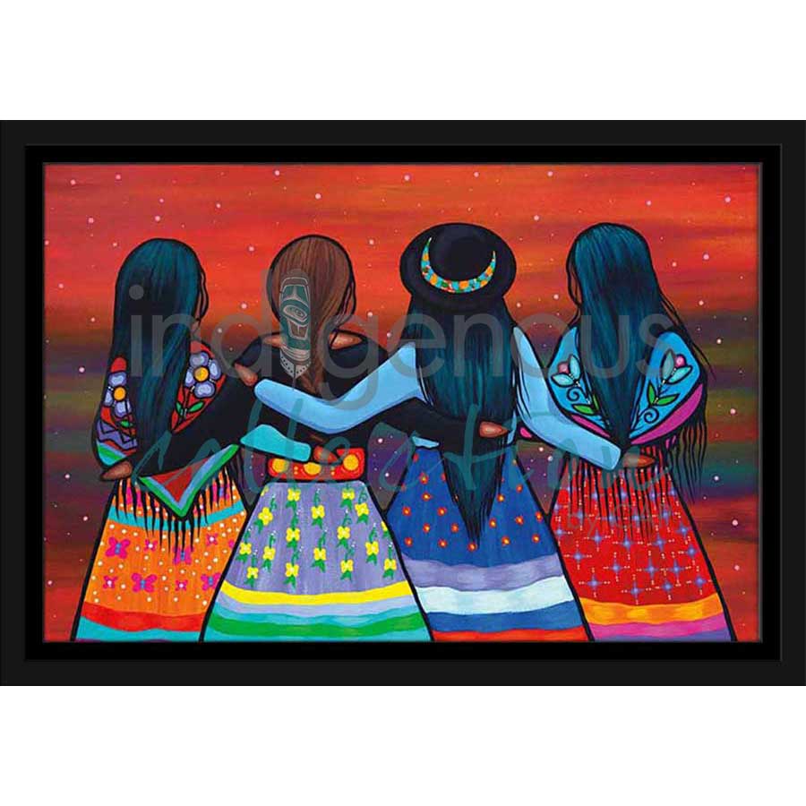 The Sisterhood by artist Jackie Traverse - Anishinaabe. Indigenous Collection