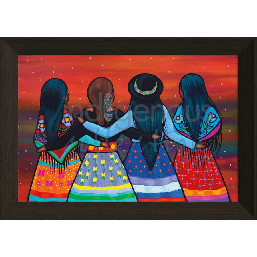 The Sisterhood by artist Jackie Traverse - Anishinaabe. Indigenous Collection