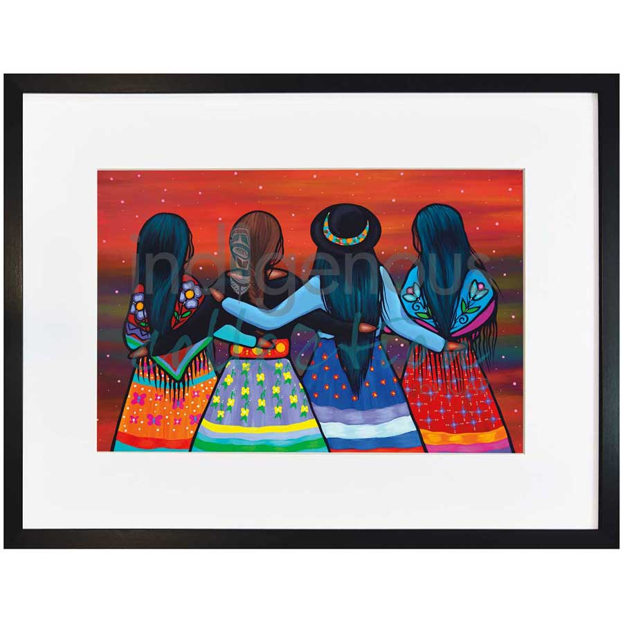 The Sisterhood by artist Jackie Traverse - Anishinaabe. Indigenous Collection