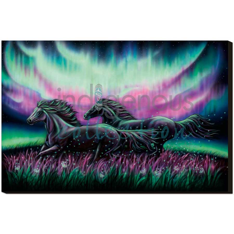 Sky Dance - Dandelions Dreams by artist Amy Keller-Rempp - Mohawk. Indigenous Collection