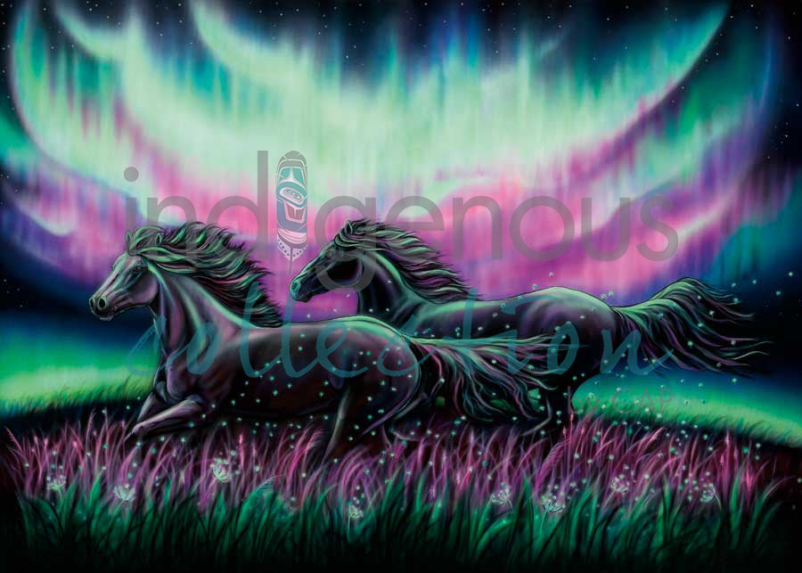 Sky Dance - Dandelions Dreams by artist Amy Keller-Rempp