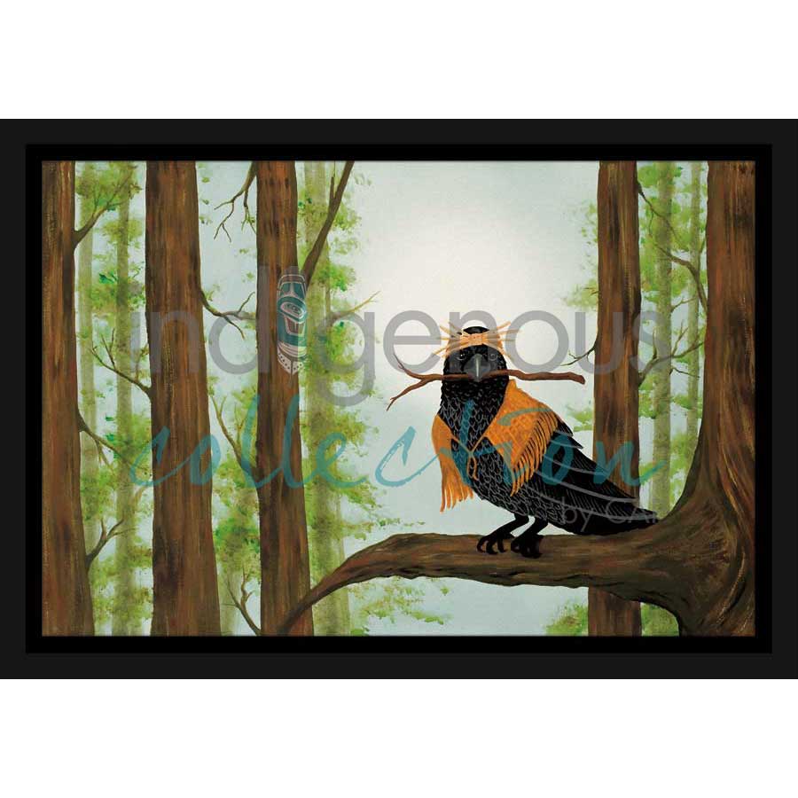 Cedar is Life by artist Shelley Davies - Coast Salish. Indigenous Collection