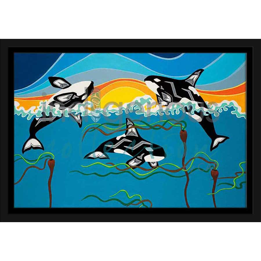 Southern Residents by artist Shelley Davies - Coast Salish. Indigenous Collection