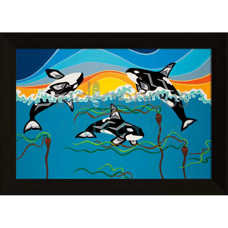 Southern Residents by artist Shelley Davies - Coast Salish. Indigenous Collection