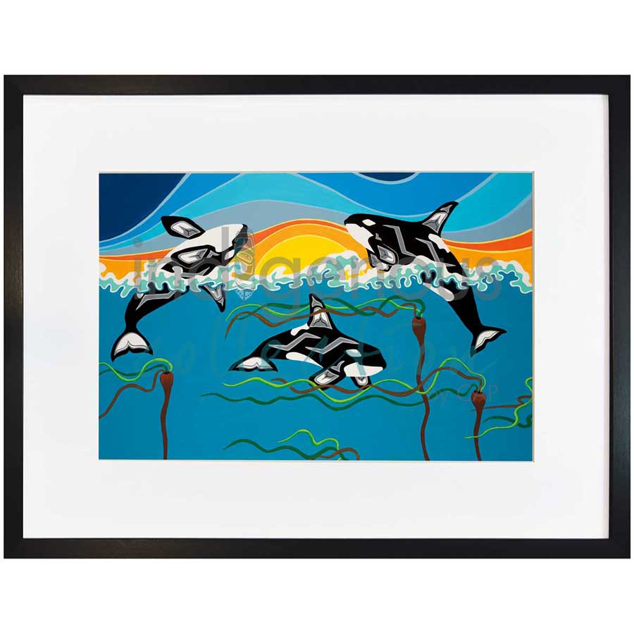 Southern Residents by artist Shelley Davies - Coast Salish. Indigenous Collection