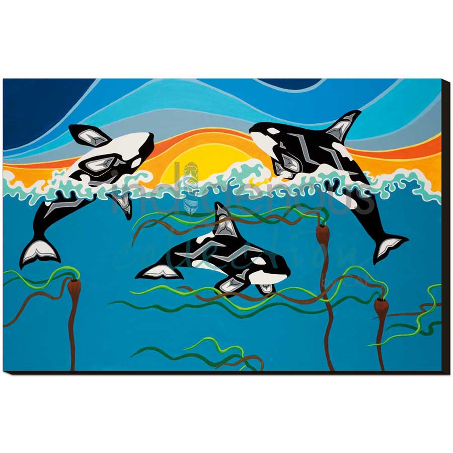 Southern Residents by artist Shelley Davies - Coast Salish. Indigenous Collection