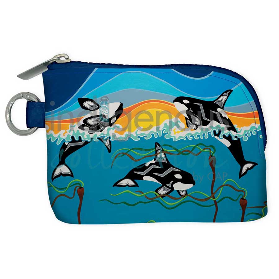 Southern Residents Pocket Wallet by artist Shelley Davies. Indigenous Collection.