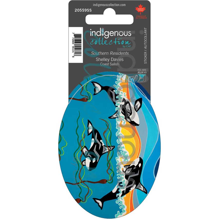 Southern Residents Sticker by artist Shelley Davies