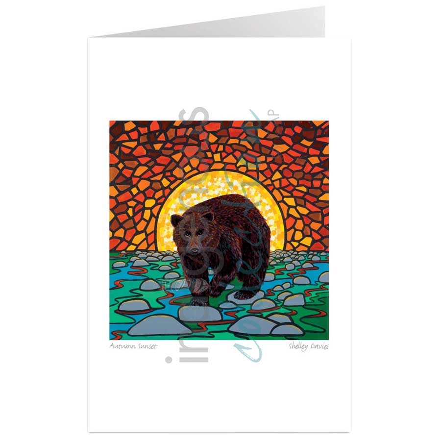 Autumn Sunset by artist Shelley Davies