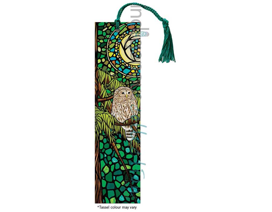 Emerald Forest Transformation Bookmark by artist Shelley Davies