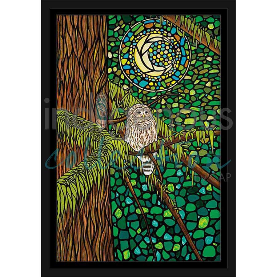 Emerald Forest Transformation by artist Shelley Davies - Coast Salish. Indigenous Collection